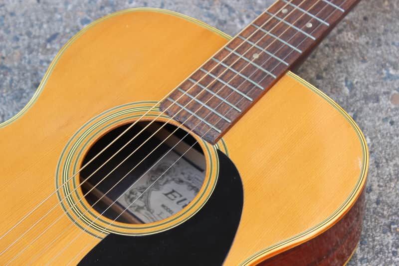 1973 Takamine Elite F-170 Parlor Acoustic Guitar (Made in Japan