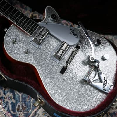 2006 Gretsch G6129T Jet Japanese Silver Sparkle image 14