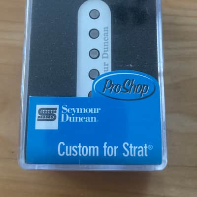 Seymour Duncan SSL-6 Custom Flat Strat RWRP Middle Pickup 2010s - White image 1