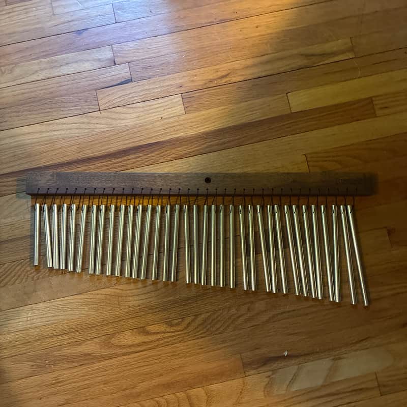 TreeWorks Classic 35 Bar Single Row Chimes 2010s - Silver image 1