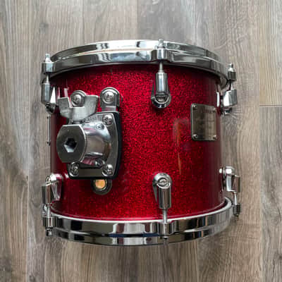 Yamaha Maple Custom Absolute 10" x 8" tom - Red sparkle - Made in Japan image 4