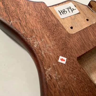 Custom Okoume Wood Bass Guitar Body DIY Project image 7