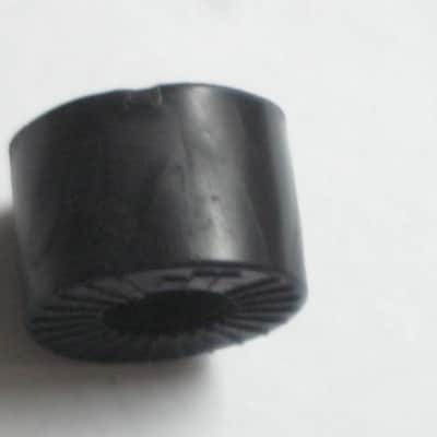 ONE litely relic'd MXR large (standard size) black plastic knob with white position line & dot, Push-On Style ECB134 (NO set screw) & ONE litely relic'd MXR Knob Cover (Foot Turner) ECB131 - from late 2000s image 20