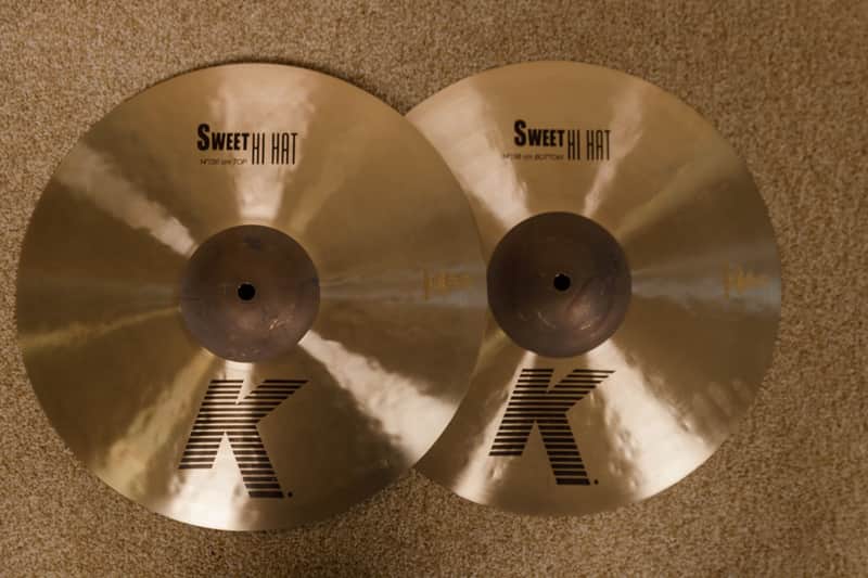 Zildjian 14" K Sweet Hi Hat Cymbals 1035g 1417g image 1