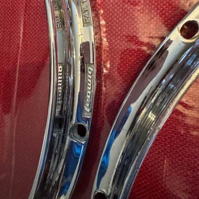 Ludwig Snare drum chrome over wood 1985 - Chrome image 2