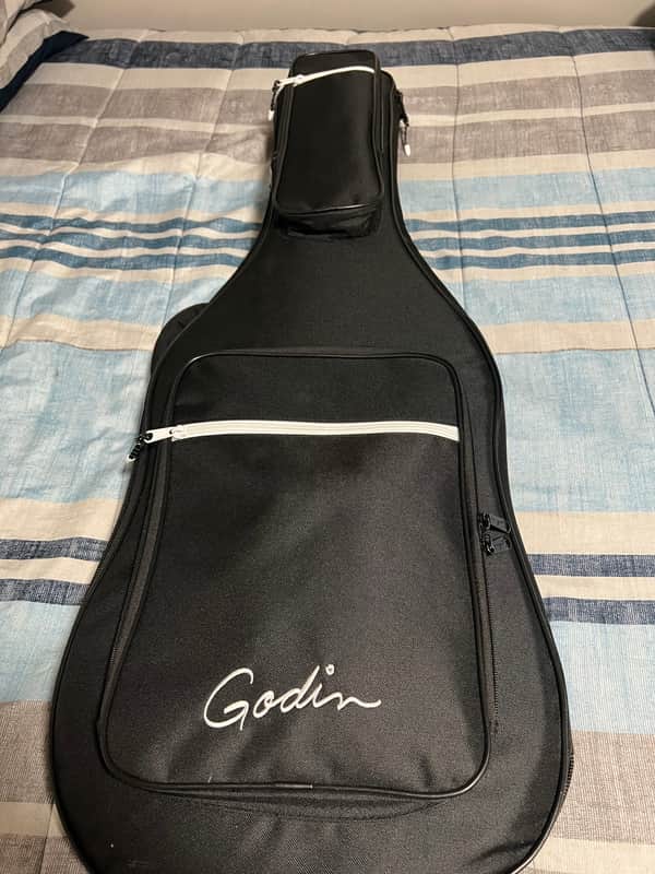 Godin ACS-SA Nylon 2020’s - Natural. With Roland GR-20 Synthesizer. image 1