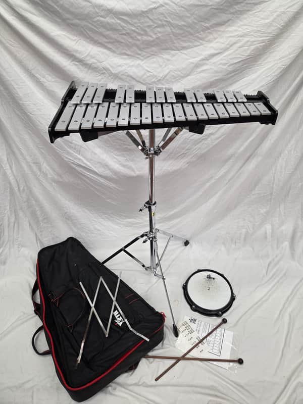 Vic Firth Student Bell Percussion Kit with Carry Case, Metal Stand and Mallets (C020-P15) image 1