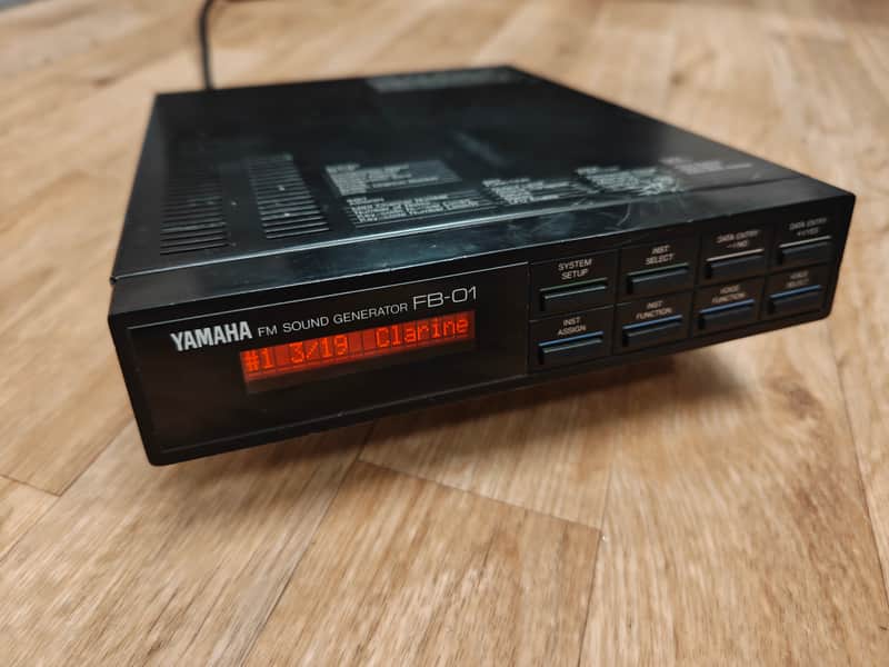 Yamaha FB-01 FM Sound Generator 1986 - 1987 - Black image 1