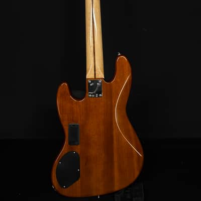 Fender Deluxe Active Jazz Bass Okoume V 2015 - Natural image 7