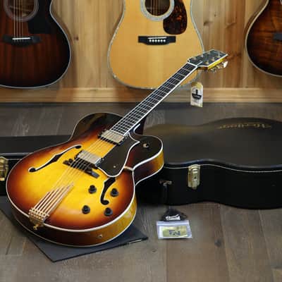 2020 Heritage Eagle Classic Semi-Hollow Electric Guitar Artisan Aged Sunburst + OHSC image 1