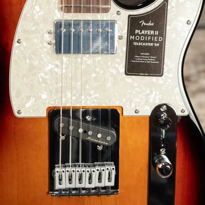 Fender Player II Modified Telecaster SH Electric Guitar - 3-Tone Sunburst with Gig Bag image 12