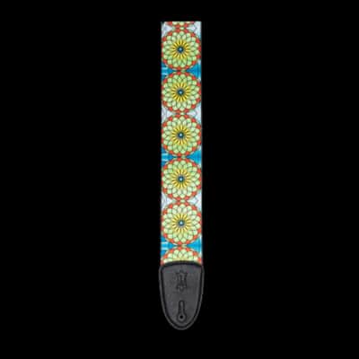 Levy's Stained Glass Guitar Strap - Spring Bloom image 2