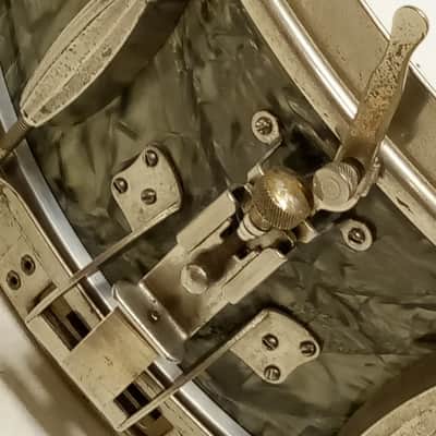 Slingerland 40s BDP 5.5x14"Radio King 1Ply Maple Snare Drum Cloud Badge Brass US image 4