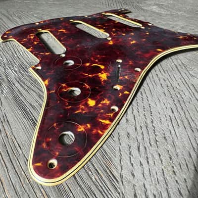Spitfire Tortoiseshell Strat Pickguard - Relic Tortoise Stratocaster image 4