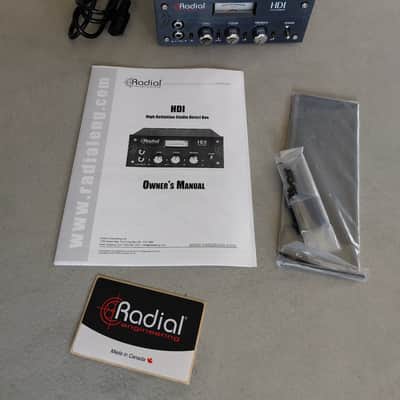 Radial HDI High Definition Studio Direct Box 2020 - 2021 - Black image 2
