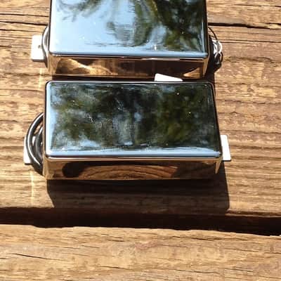 Lindy Fralin BIG SINGLE Pickup Set NICKEL Covers Humbucker Sized Perfection image 2