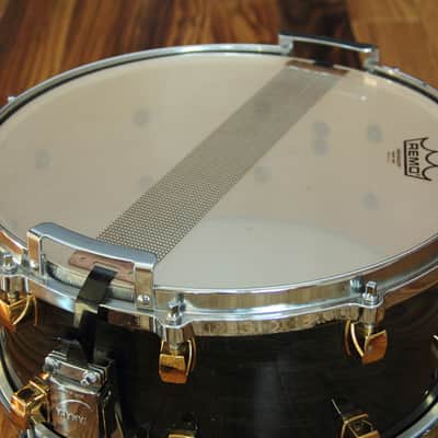Yamaha Maple Custom - black maple 14x6.5 snare image 12