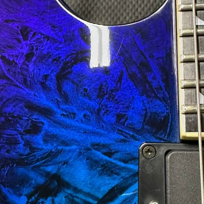 Jackson SLSMG Super Lightweight Soloist ('06-'11) - Eerie Dress Swirl #041708 with Hard Case image 9