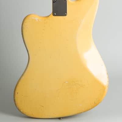 Fender Jazzmaster Solid Body Electric Guitar (1960), ser. #58205, original white Tolex hard shell case. image 4