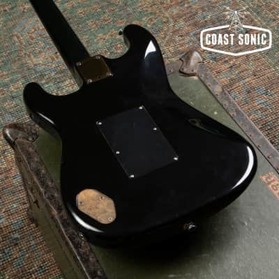 1985 Fender Boxer Series Stratocaster ST-555 All Black Made in Japan image 10