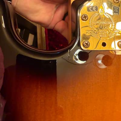 Fender 60th Anniversary Commemorative American Standard Stratocaster with Gold Hardware, Maple Fretboard 2014 - 2-Color Sunburst image 7