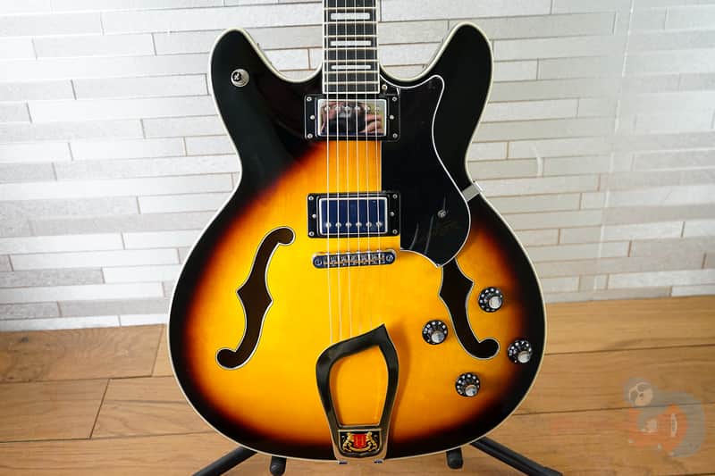 Hagstrom VIK-TSB Viking Semi-Hollow - Tobacco Sunburst image 1
