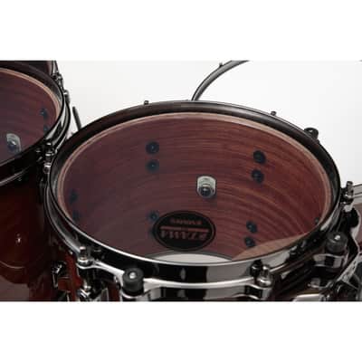 Tama BE52ZBAS-GAC Starclassic Bubinga Shell Set Gloss African Cherry - Drum Shell Set image 3