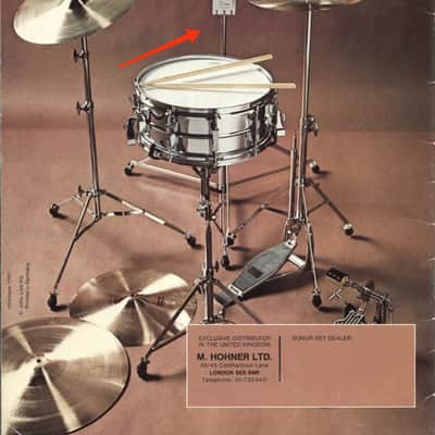 Vintage Sonor Z 5503 b Twin Ratchet Link Double Tom Arm Holder 19,4mm / 19 mm - Late 1960s/1970s - Very Good Condition Bild 14