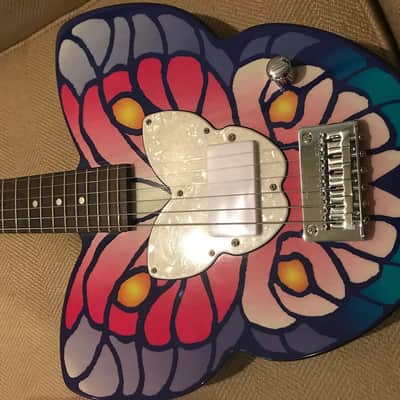 Daisy Rock Debutante Butterfly Short Scale Fantasy Electric | Reverb
