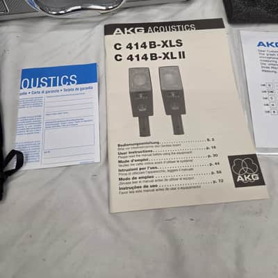 AKG C414 XLS Large Diaphragm Multipattern Condenser Microphone (C020-S28) image 3