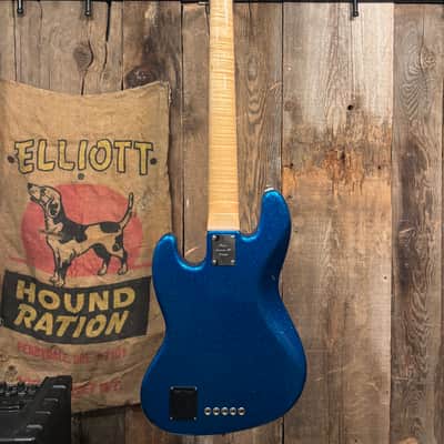 Fender Custom Shop Masterbuilt John Suhr "Grand Finale" Jazz Bass V 1997 - Blue Flake image 7