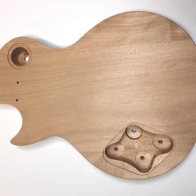 DIY Les Paul Spalted Maple Unfinished Electric Guitar Kit image 4