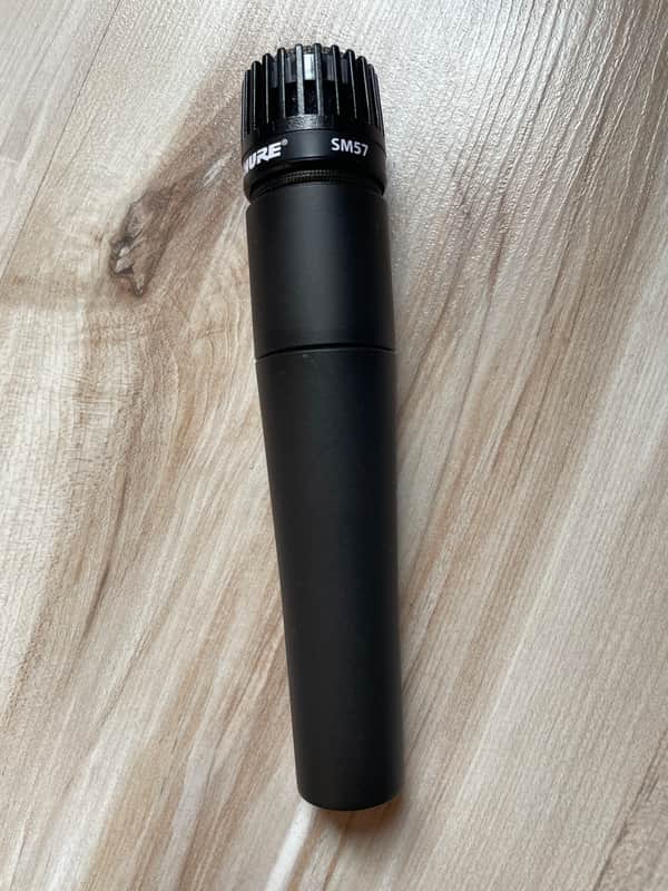 Shure SM57 Cardioid Dynamic Microphone 1984 - Present - Black image 1