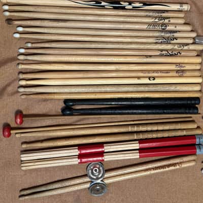 Zildjian Large Lot Drum Sticks Zildjian LA Special CB700 Pro Mark Some Vintage Read Details image 2