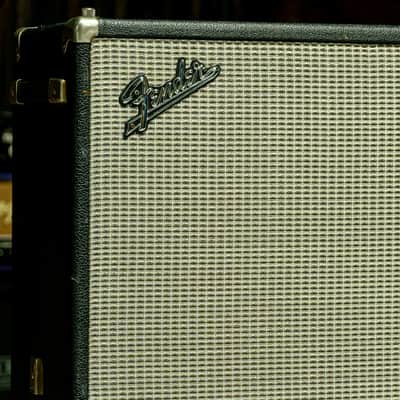 Vintage Fender Silverface 2x12” 16 Ohm 80 Watt Guitar Cabinet w/ Jensen/Celestion Speakers and Ska/Punk Pedigree image 2