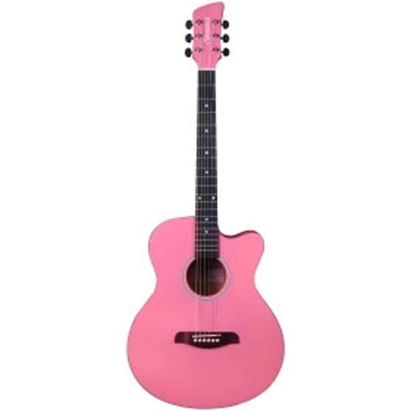 Brunswick Grand Auditorium Cutaway Baby Pink image 1