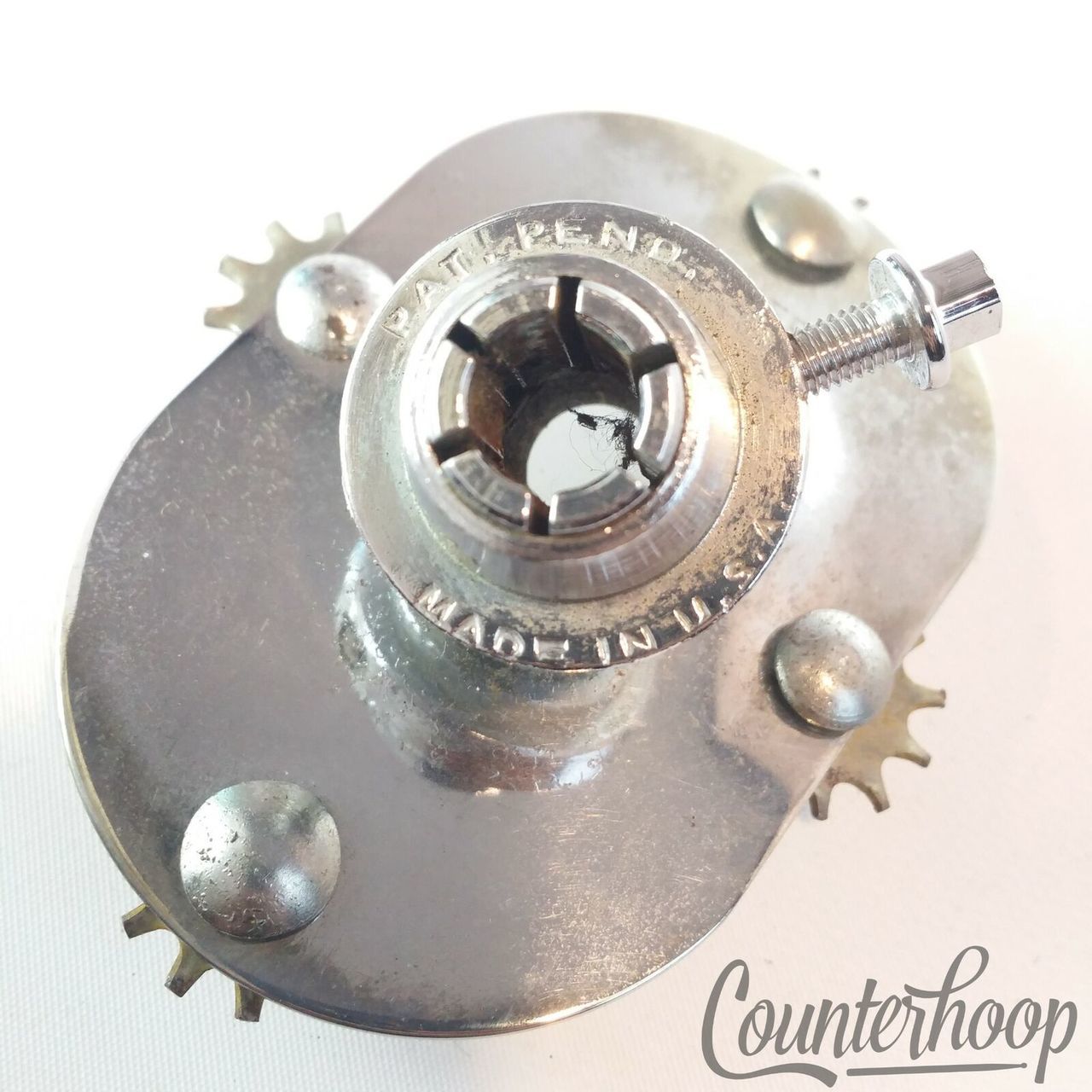 Rogers Swivomatic Bass Tom Drum Receiver/Cymbal/Spur Mount Powertone Fullerton* — main photograph