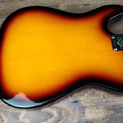 MyDream Partcaster Custom Built - Sunburst Hardtail Floral Neck image 6
