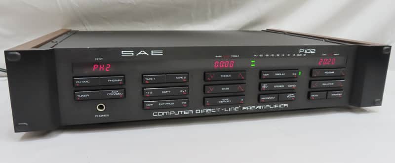 Vintage SAE P102 Stereo Preamplifier - Preamp w/ MM & MC Phono Stage