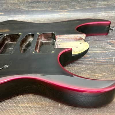 1995 Ibanez RGR470 Body Dark Wine Burst Made in Japan image 3