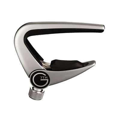 G7 Th Newport 6 String Silver Capo image 1