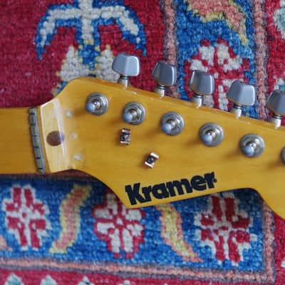 1981 Kramer USA Vanguard Strathead Flying Vee Trans Red San Dimas Charvel Vibe! image 6
