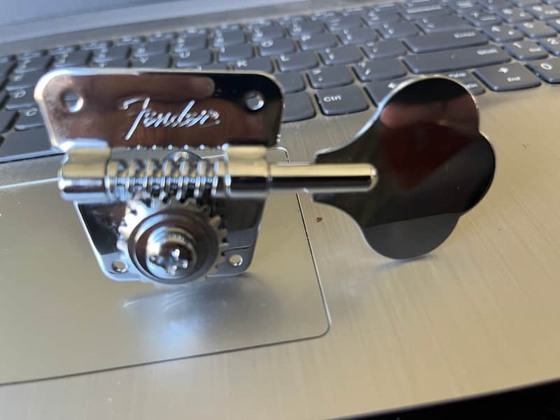 Pure Vintage  Genuine Fender Jazz bass P bass  Tuner (1)   Chrome image 1