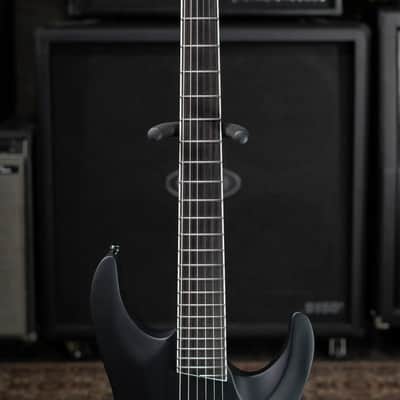ESP LTD Mick Thomson MT-1 Electric Guitar - Black Satin with Hardshell Case image 5
