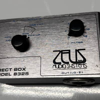 Zeus Audio Systems Model 8325 Direct Box 1980’s - Anodized Aluminum image 1