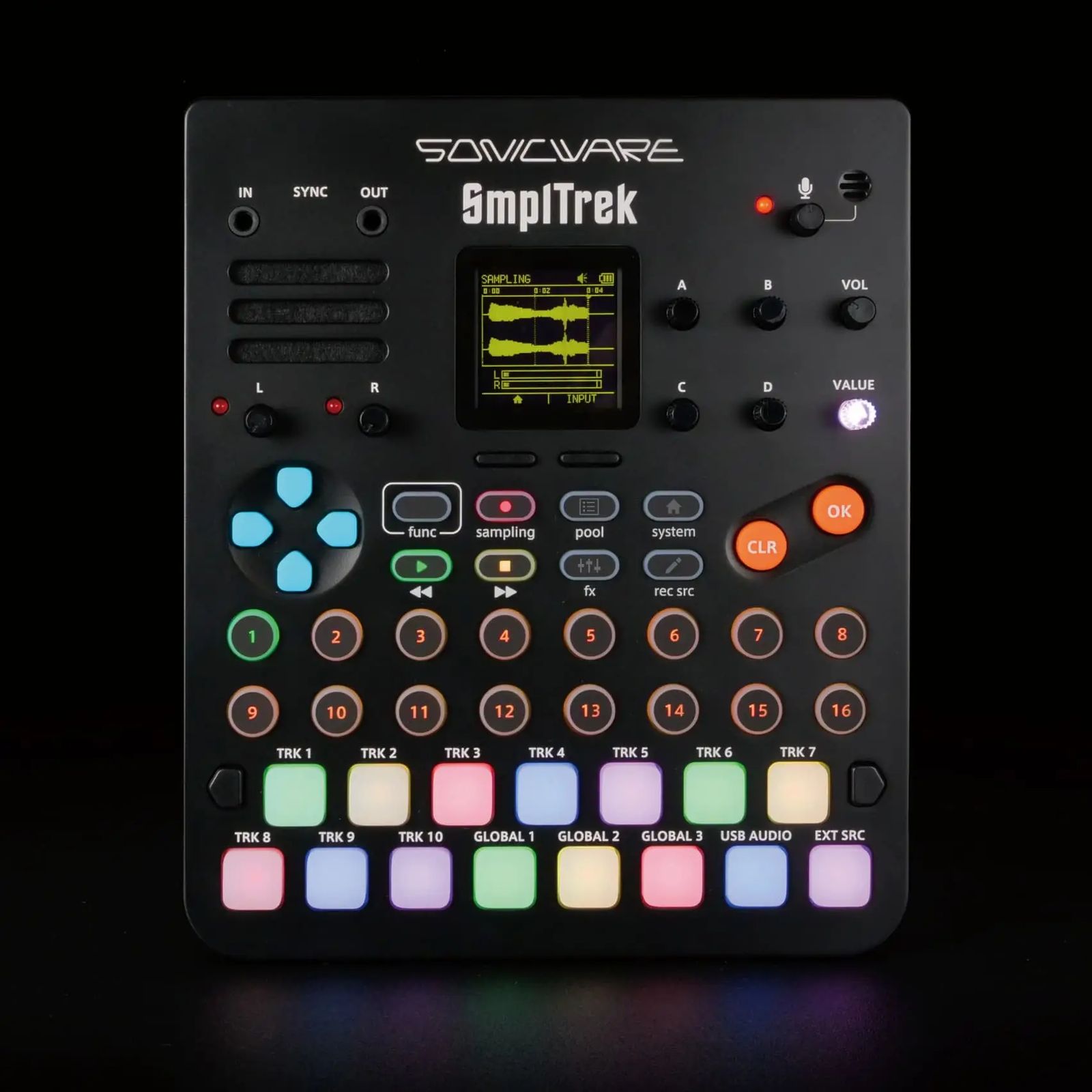 Sonicware SmplTrek Portable Production Sampler | Reverb