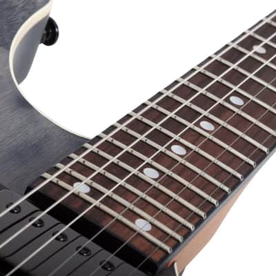 Schecter C-1 Standard Electric Guitar. Charcoal Satin image 10