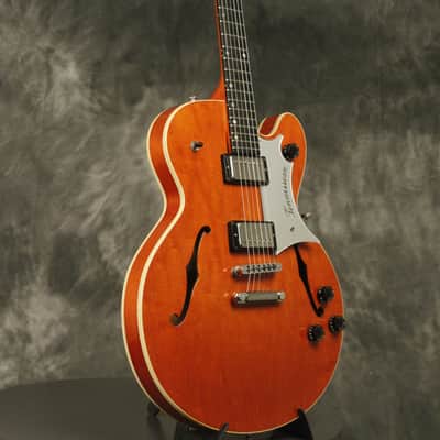 RARE 1990 Gibson Chet Atkins Tennessean Sunrise Orange stamped PROTOTYPE image 8