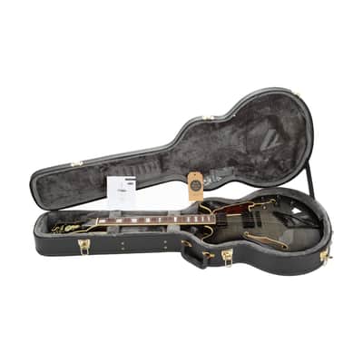 2016 D'Angelico Excel DC Semi-Hollow Electric Guitar w/Stairstep Tailpiece, Grey Black, S16006XXXX image 10