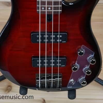 Yamaha TRBX604FM- Dark Red Burst image 6